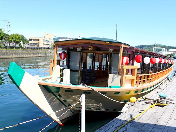 北海道で唯一の屋形船「かいよう」