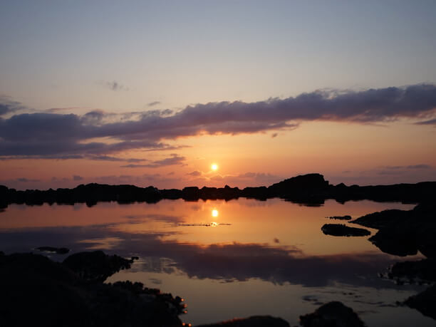 「日本の夕陽百選」に選出された絶景
