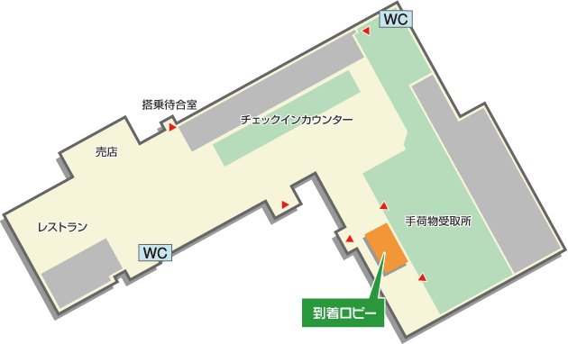 石垣空港・レンタカー貸出場所