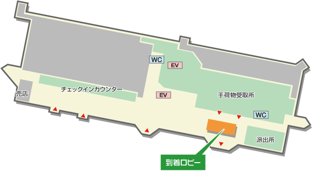 宮古空港・レンタカー貸出場所