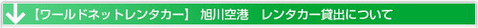 旭川空港　レンタカー貸出場所